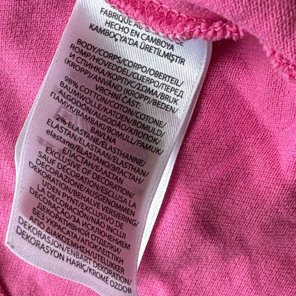 Ralph Lauren Girls Pink Polo Shirt 6x
